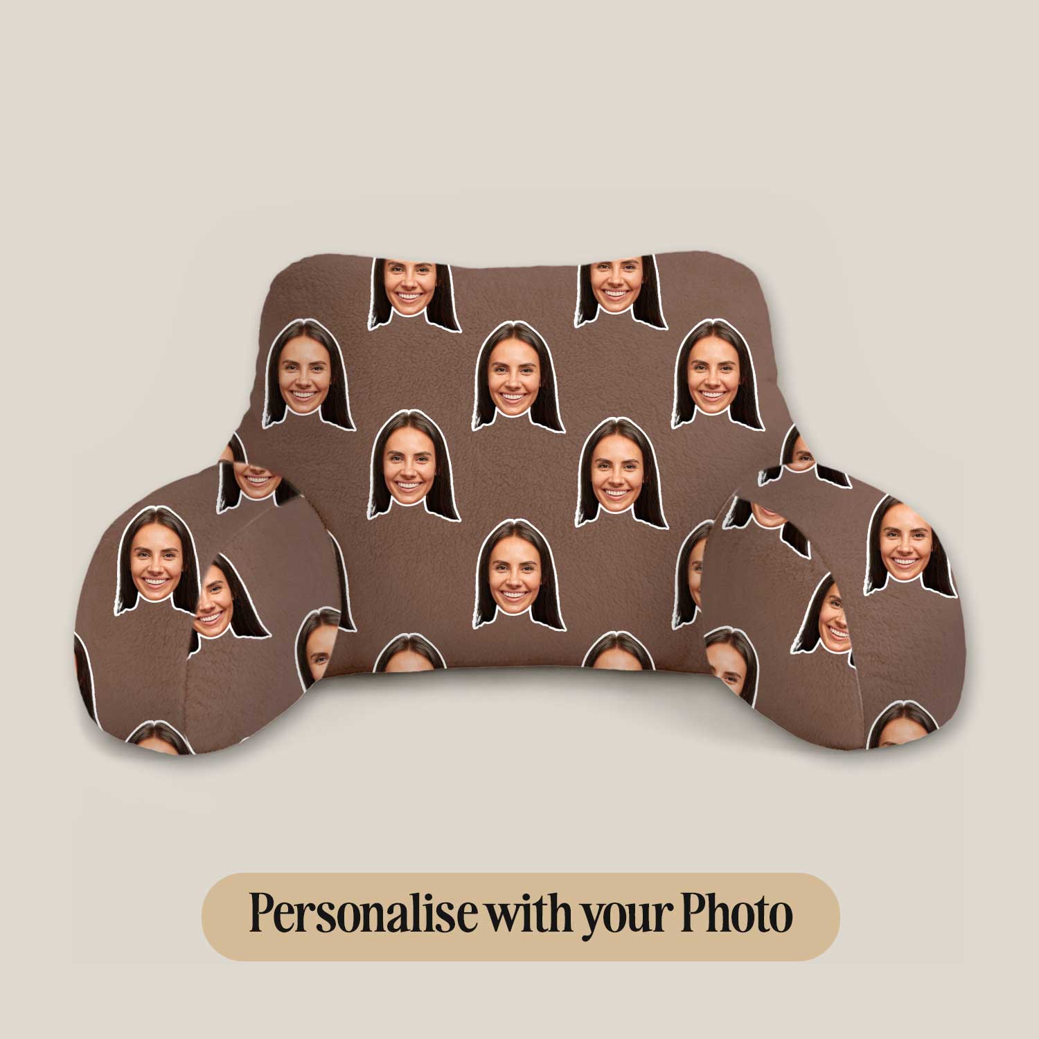 Personalised Face Pattern Cuddle Cushion