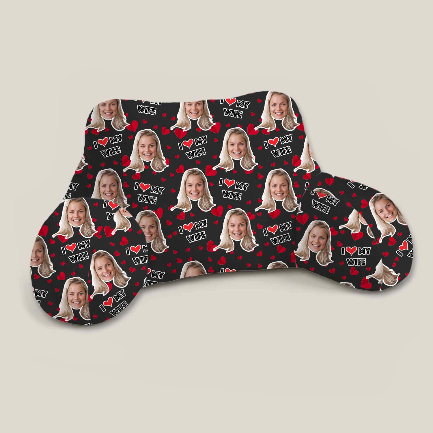 Personalised I Love My Wife Cuddle Cushion