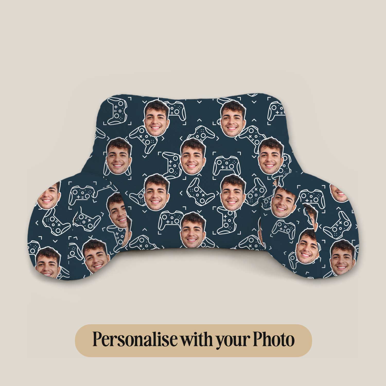 Personalised Gaming Cuddle Cushion