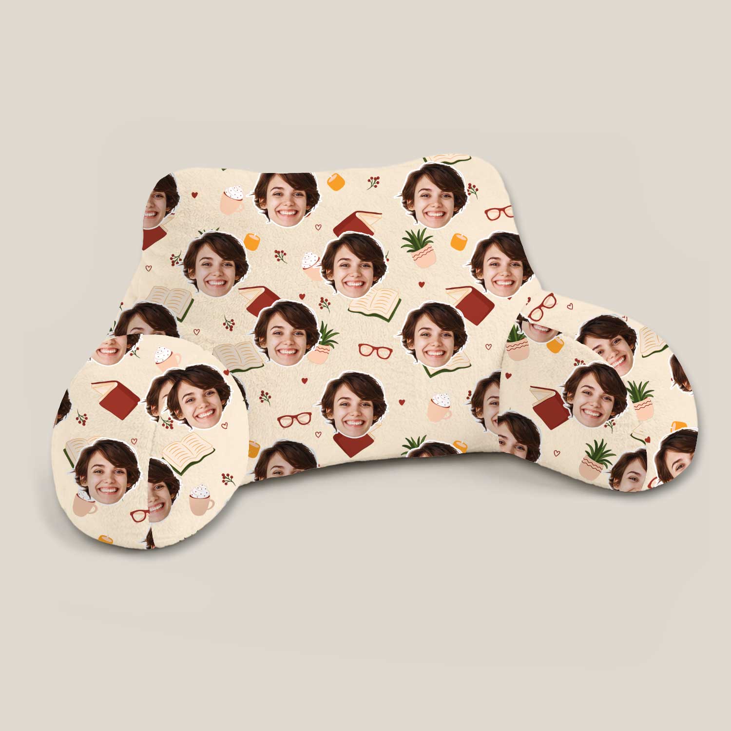 Personalised Bookworm Cuddle Cushion