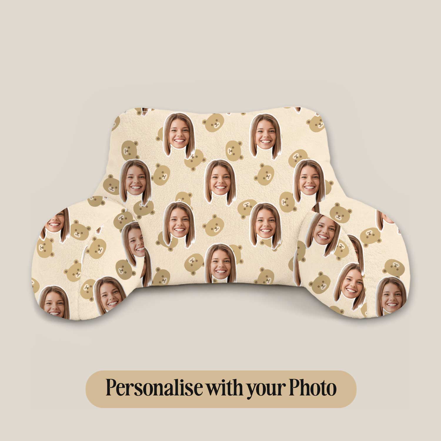 Personalised Teddy Bear Cuddle Cushion