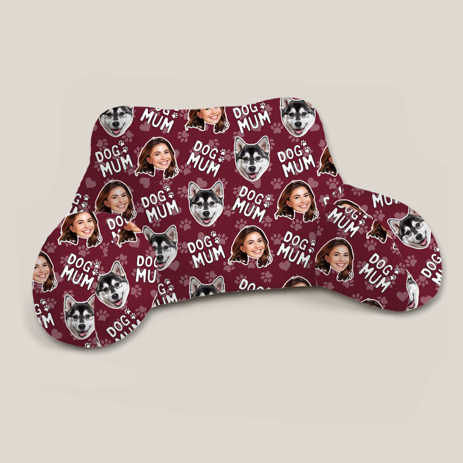 Personalised Dog Mum Cuddle Cushion