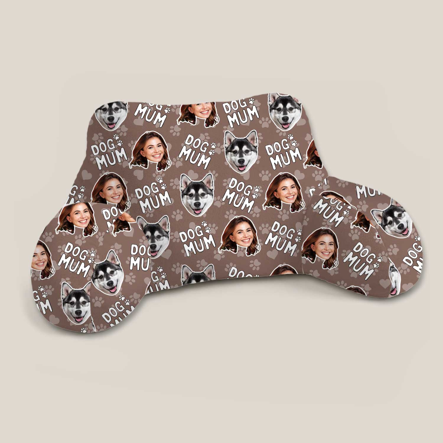 Personalised Dog Mum Cuddle Cushion