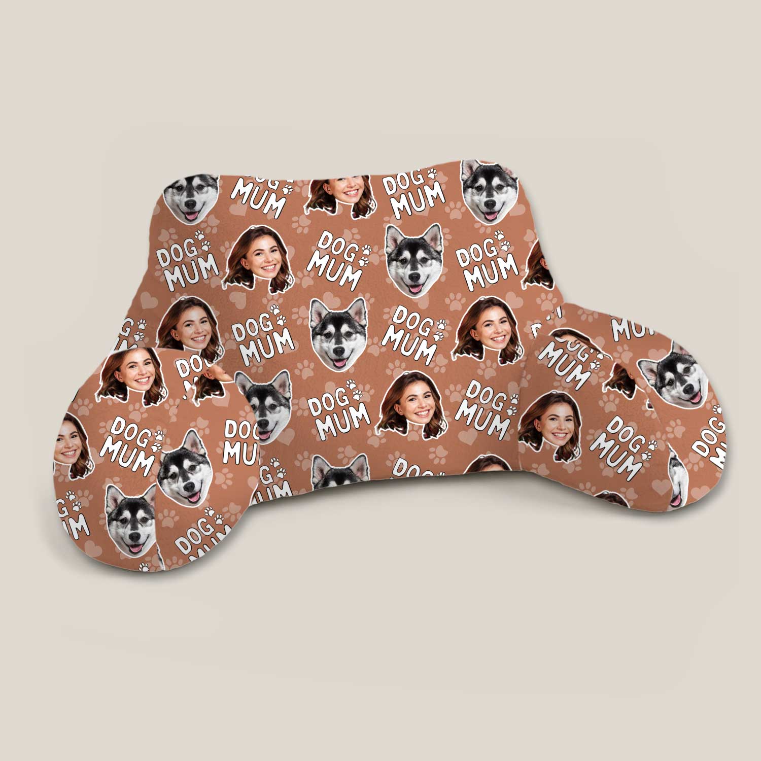 Personalised Dog Mum Cuddle Cushion