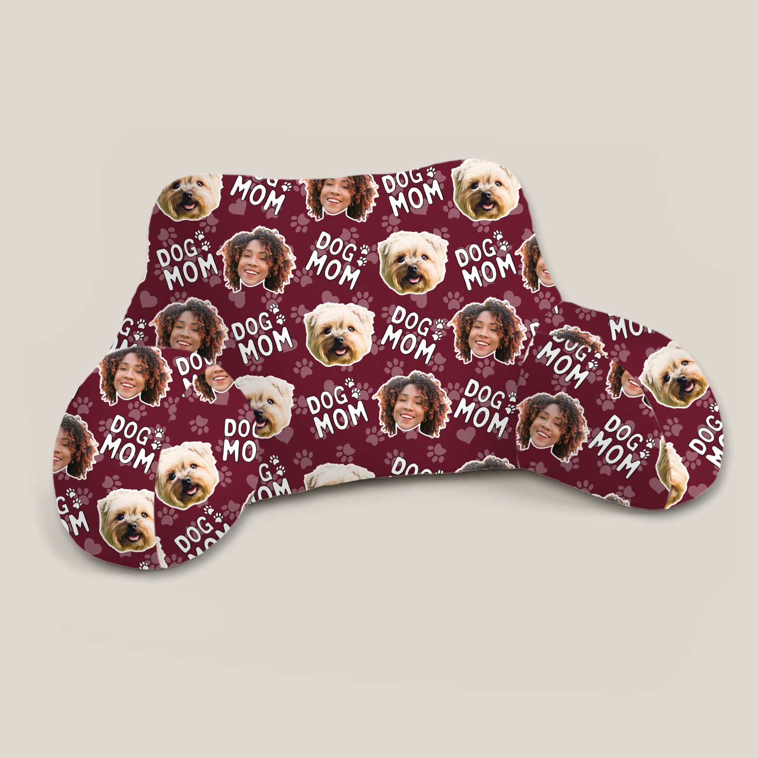 Personalised Dog Mom Cuddle Cushion