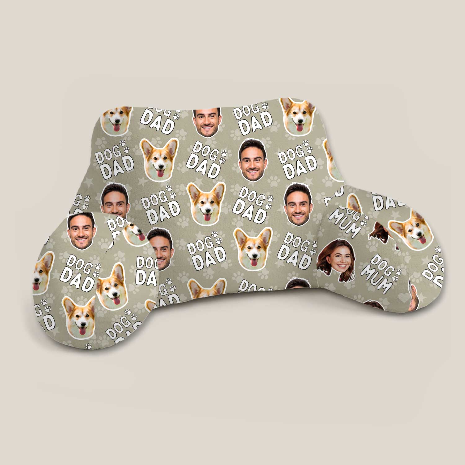 Personalised Dog Dad Cuddle Cushion