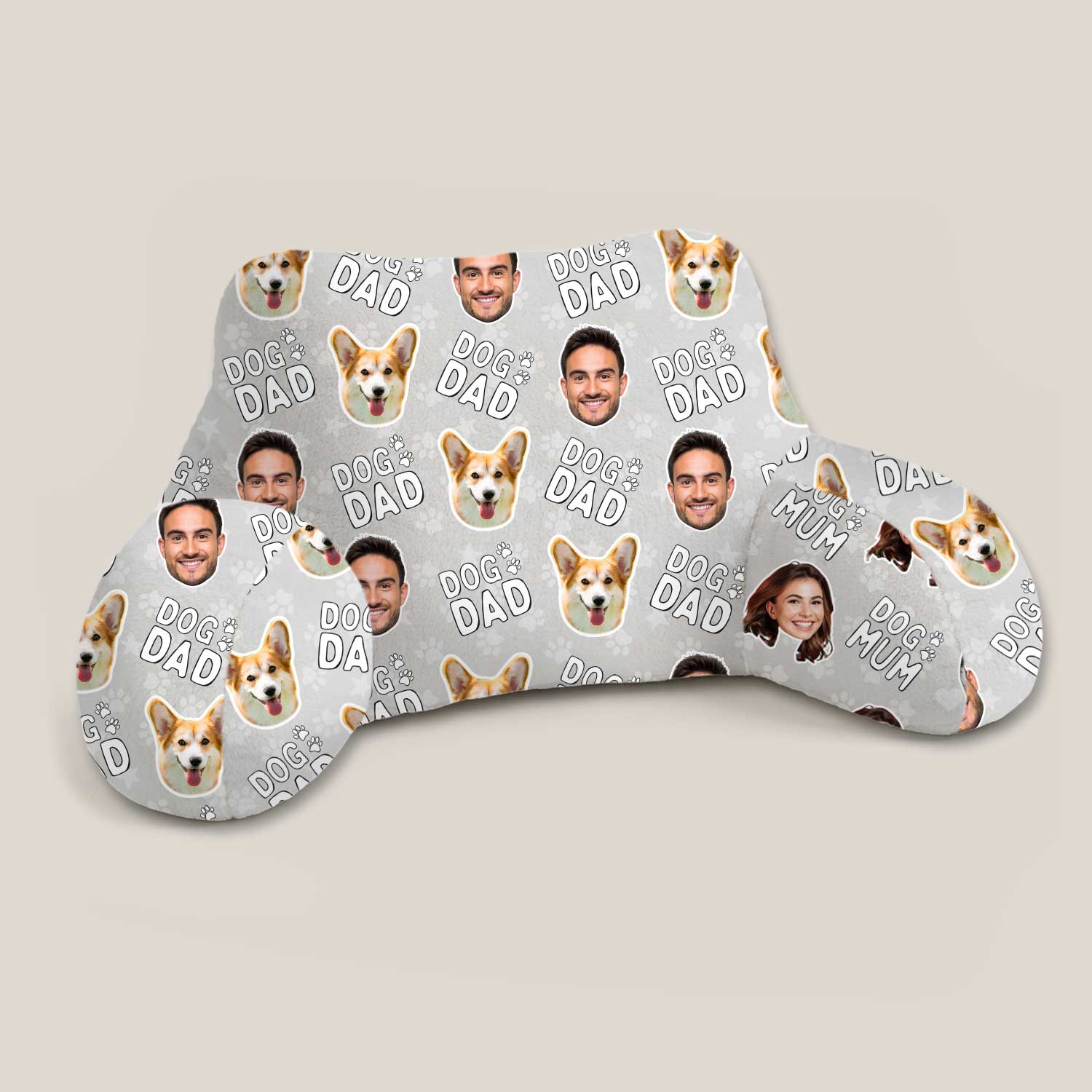 Personalised Dog Dad Cuddle Cushion