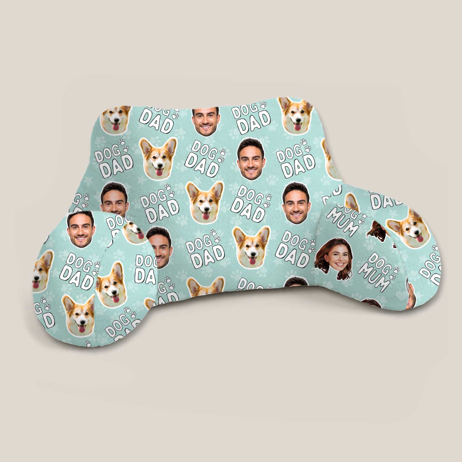 Personalised Dog Dad Cuddle Cushion