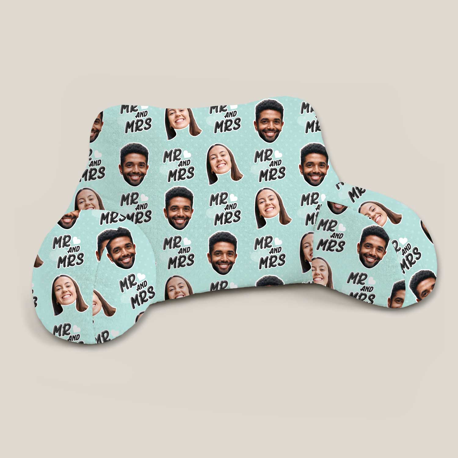 Personalised Mr & Mrs Cuddle Cushion