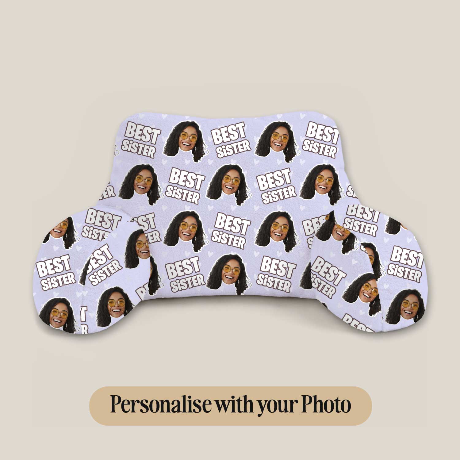 Personalised Best Sister Cuddle Cushion