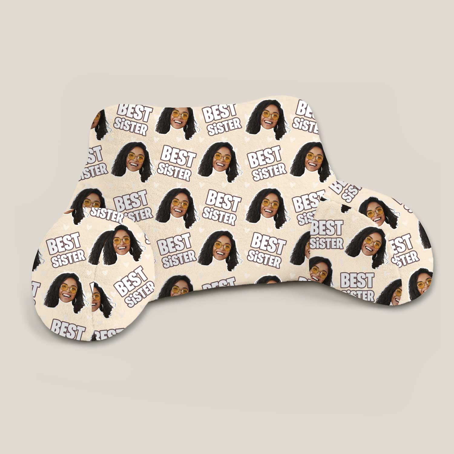 Personalised Best Sister Cuddle Cushion