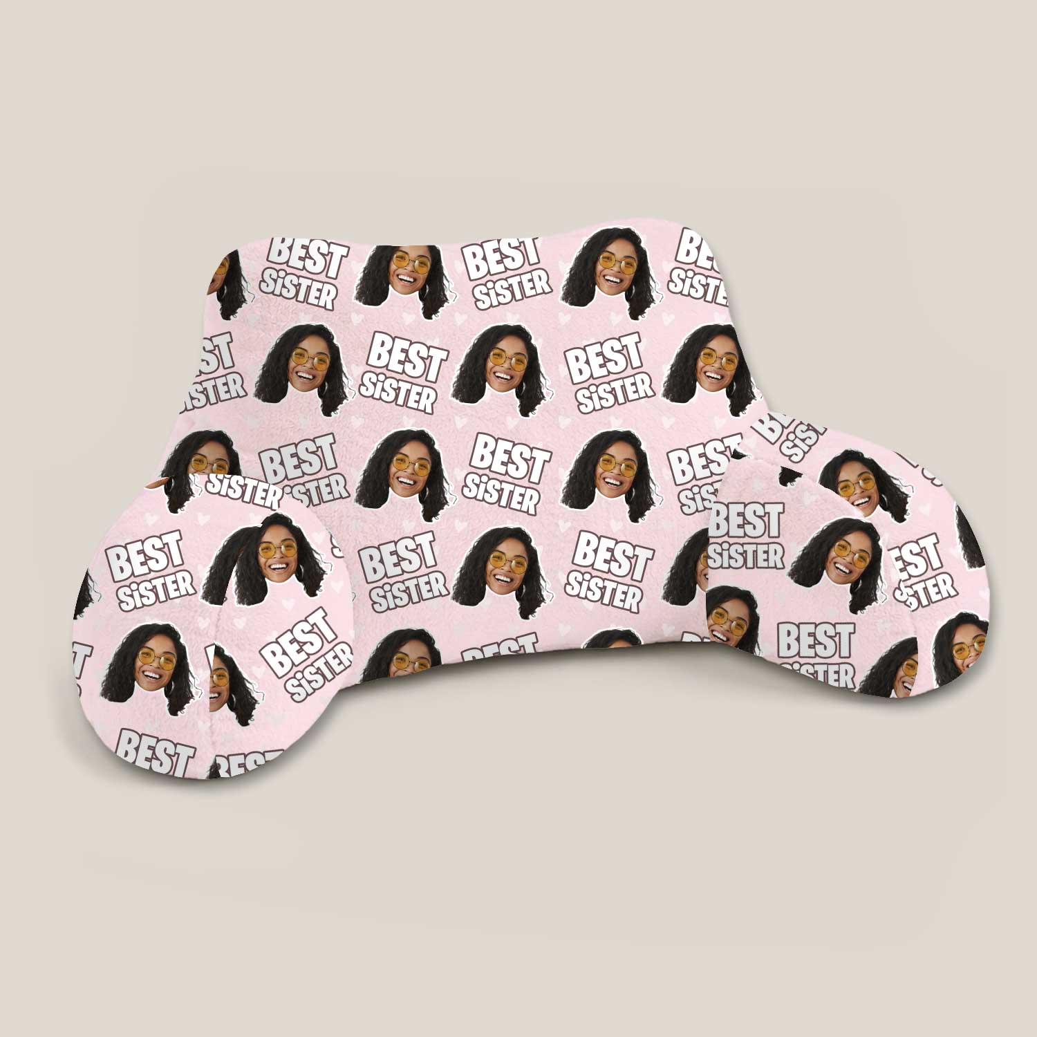 Personalised Best Sister Cuddle Cushion