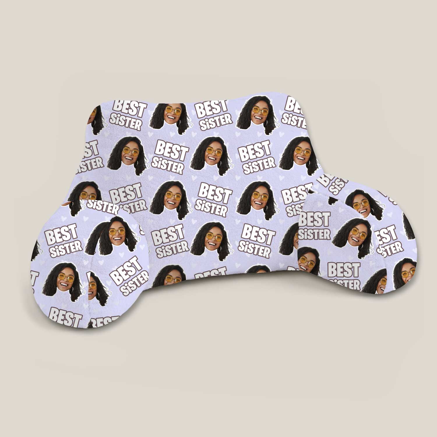 Personalised Best Sister Cuddle Cushion