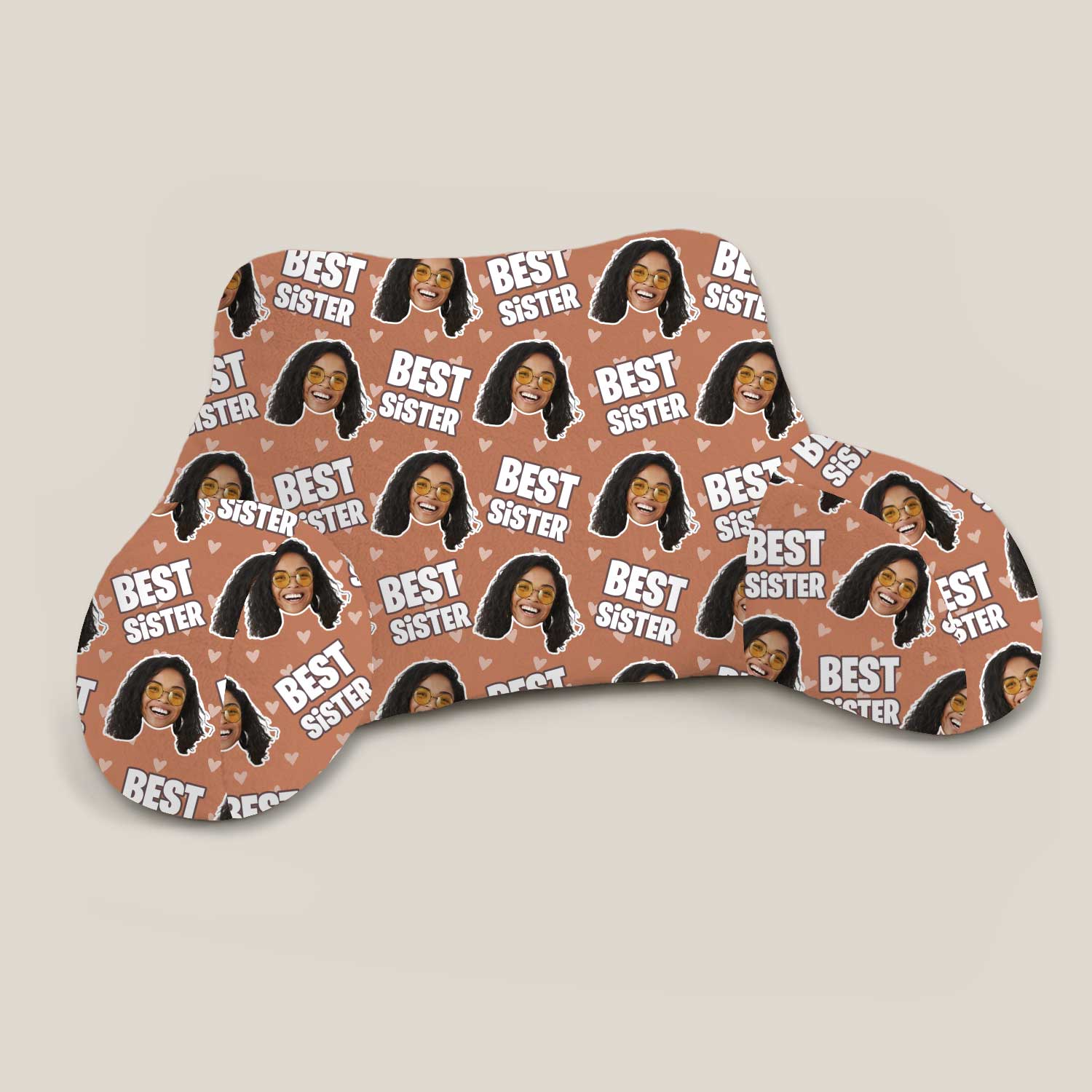 Personalised Best Sister Cuddle Cushion