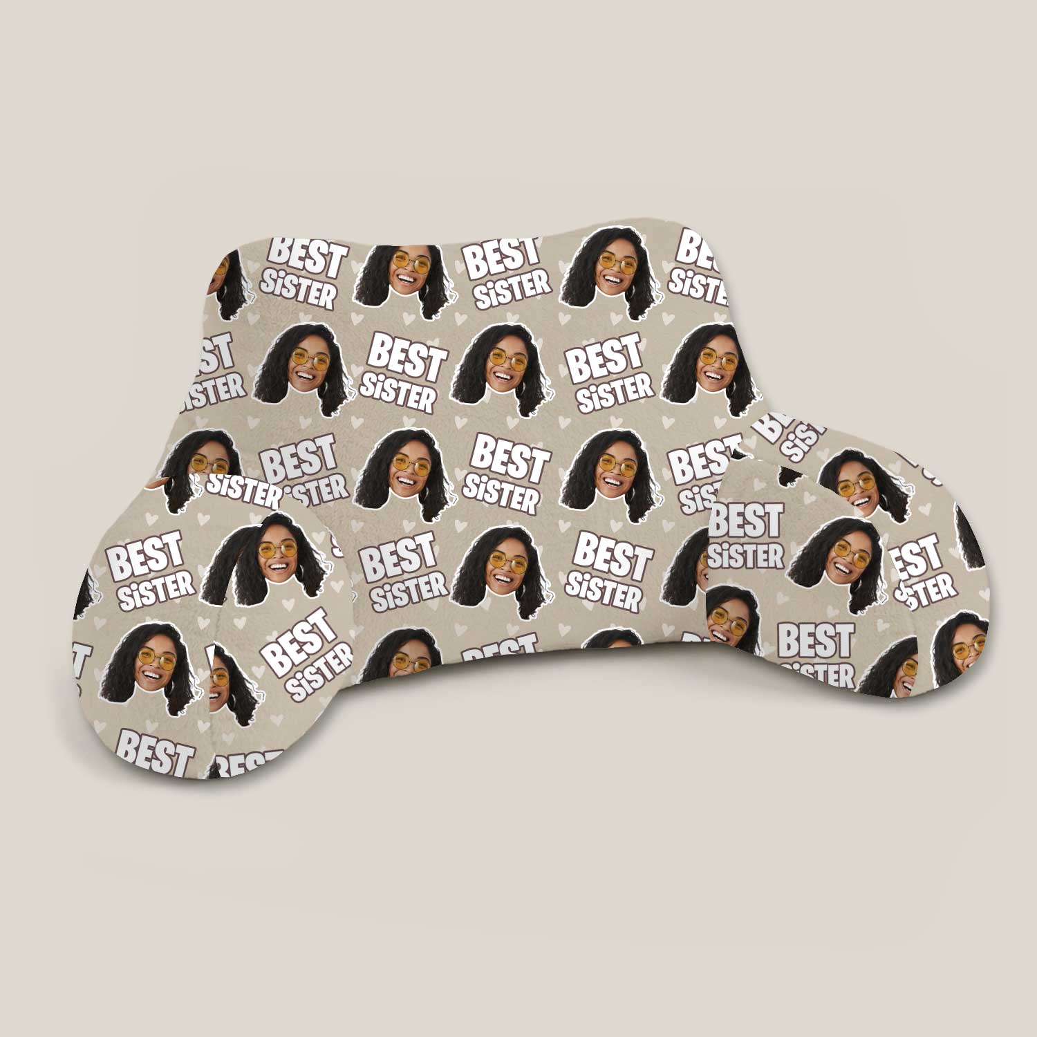 Personalised Best Sister Cuddle Cushion