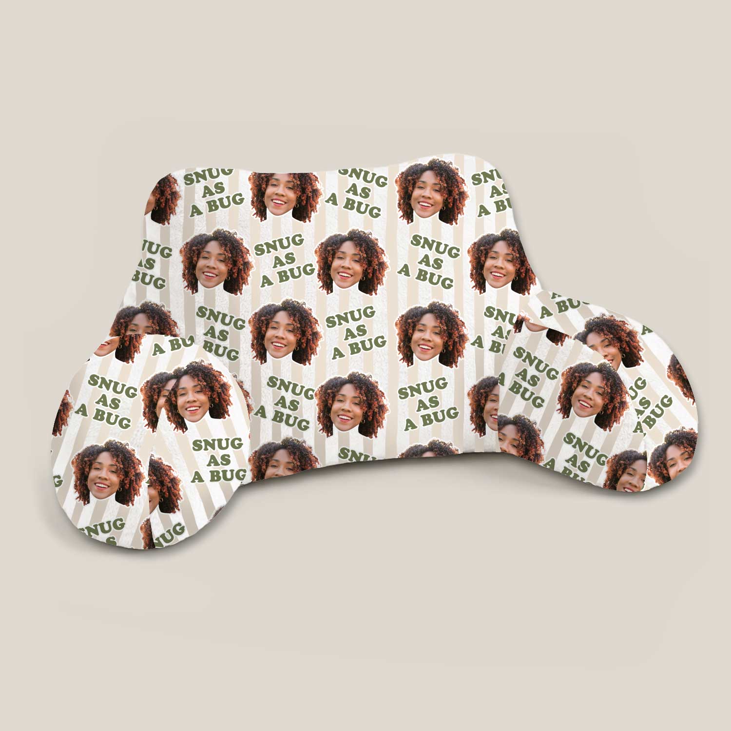 Personalised Snug As A Bug Cuddle Cushion