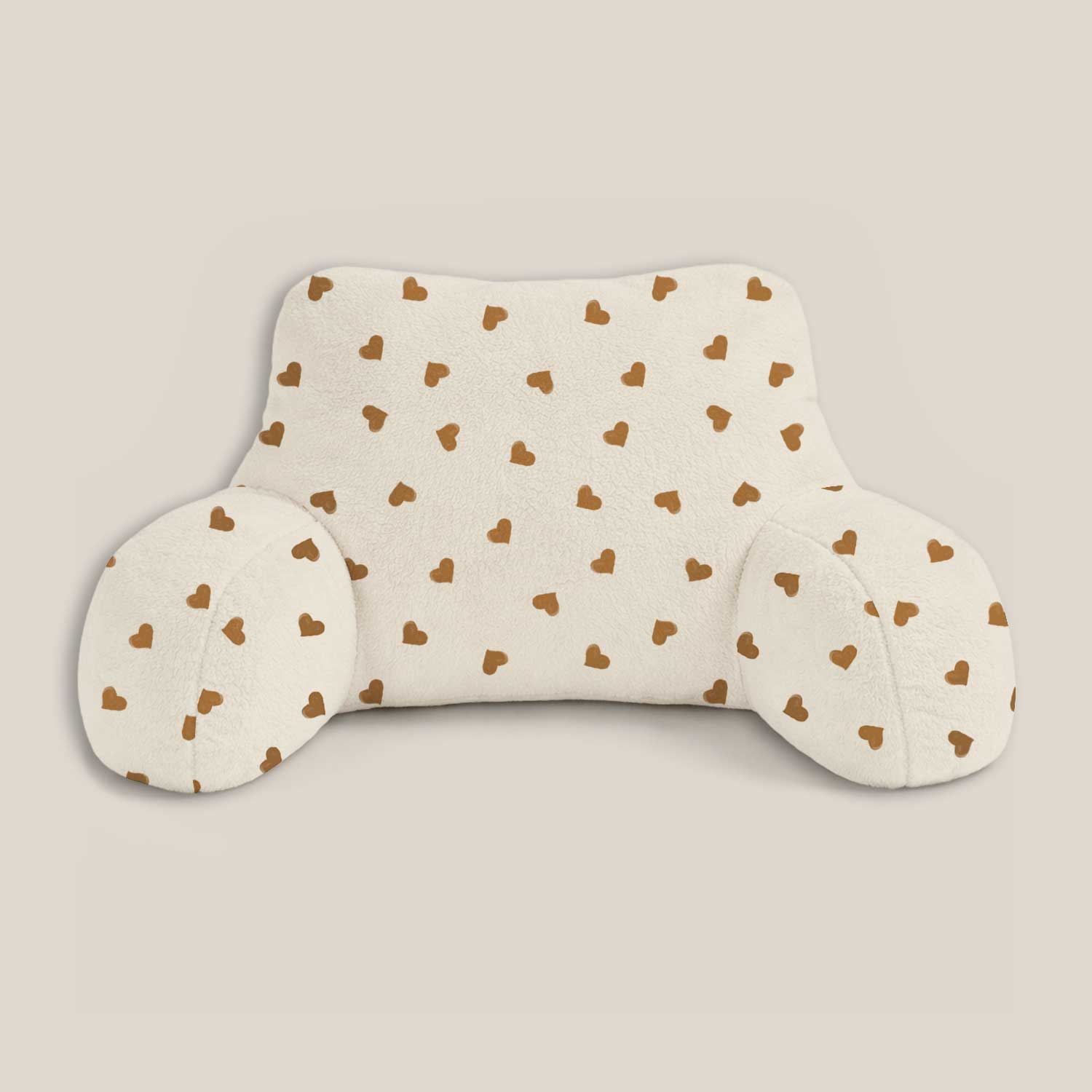 Adult Cute Hearts Print Cuddle Cushion