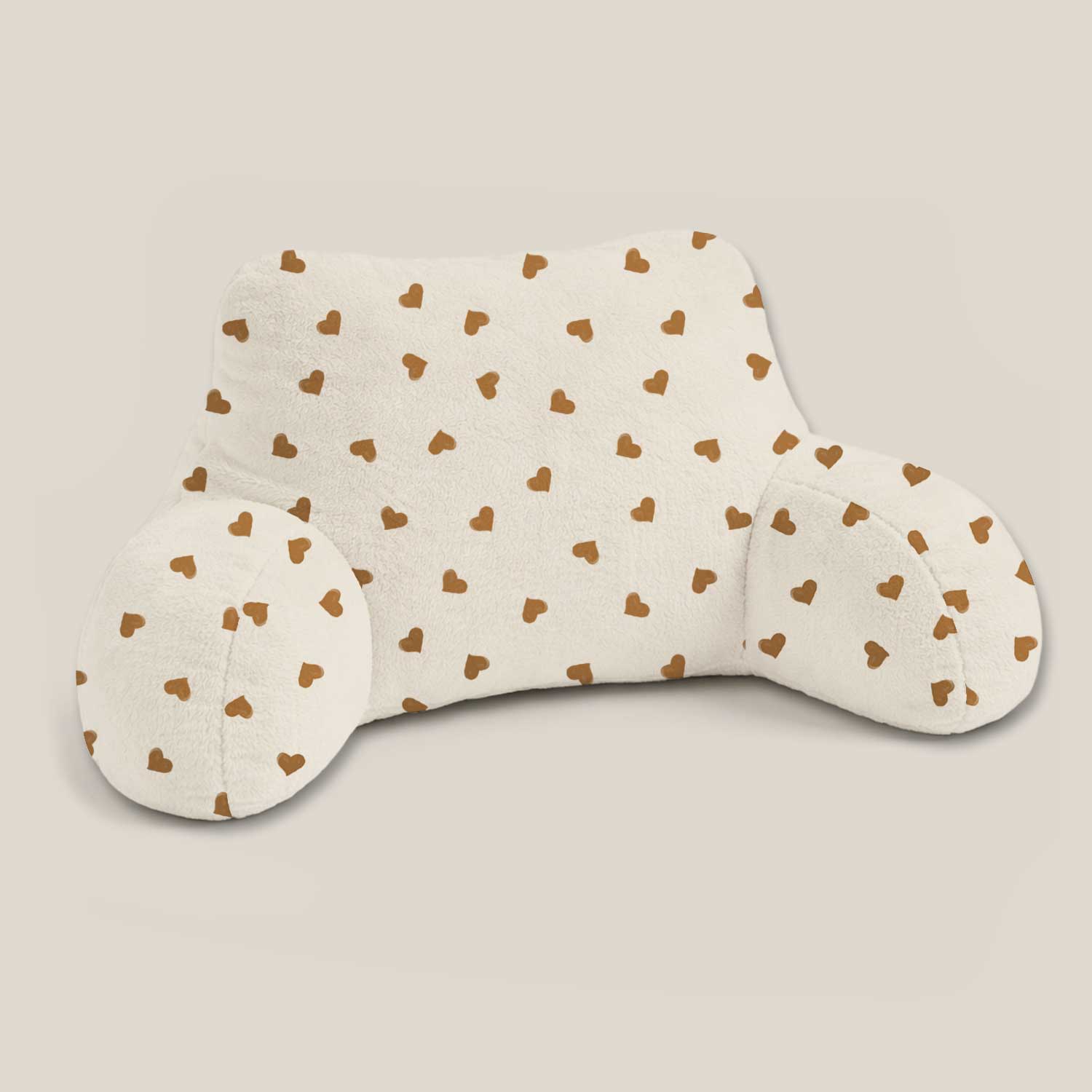 Adult Cute Hearts Print Cuddle Cushion