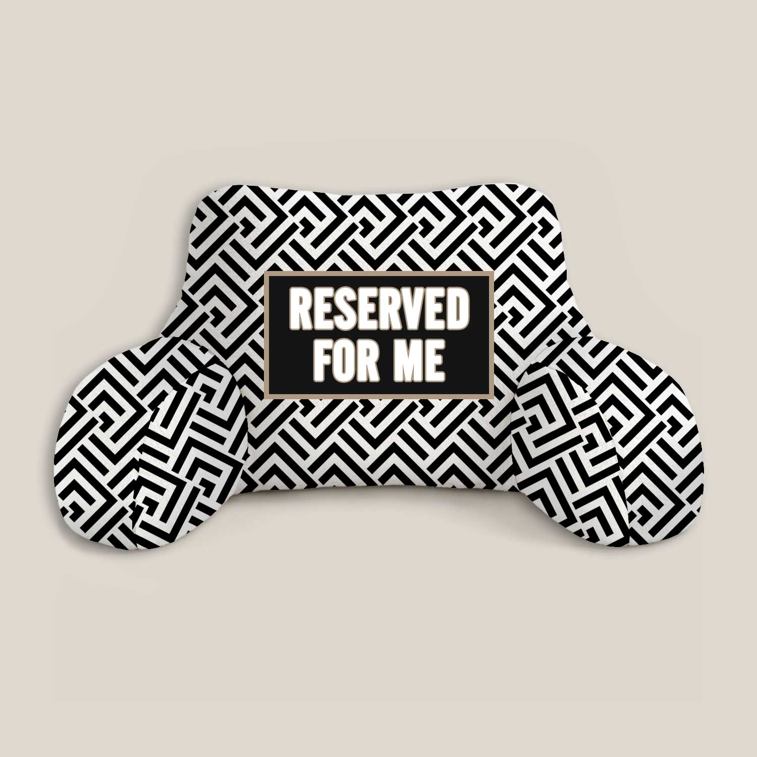 Adult Reserved For Me Print Cuddle Cushion