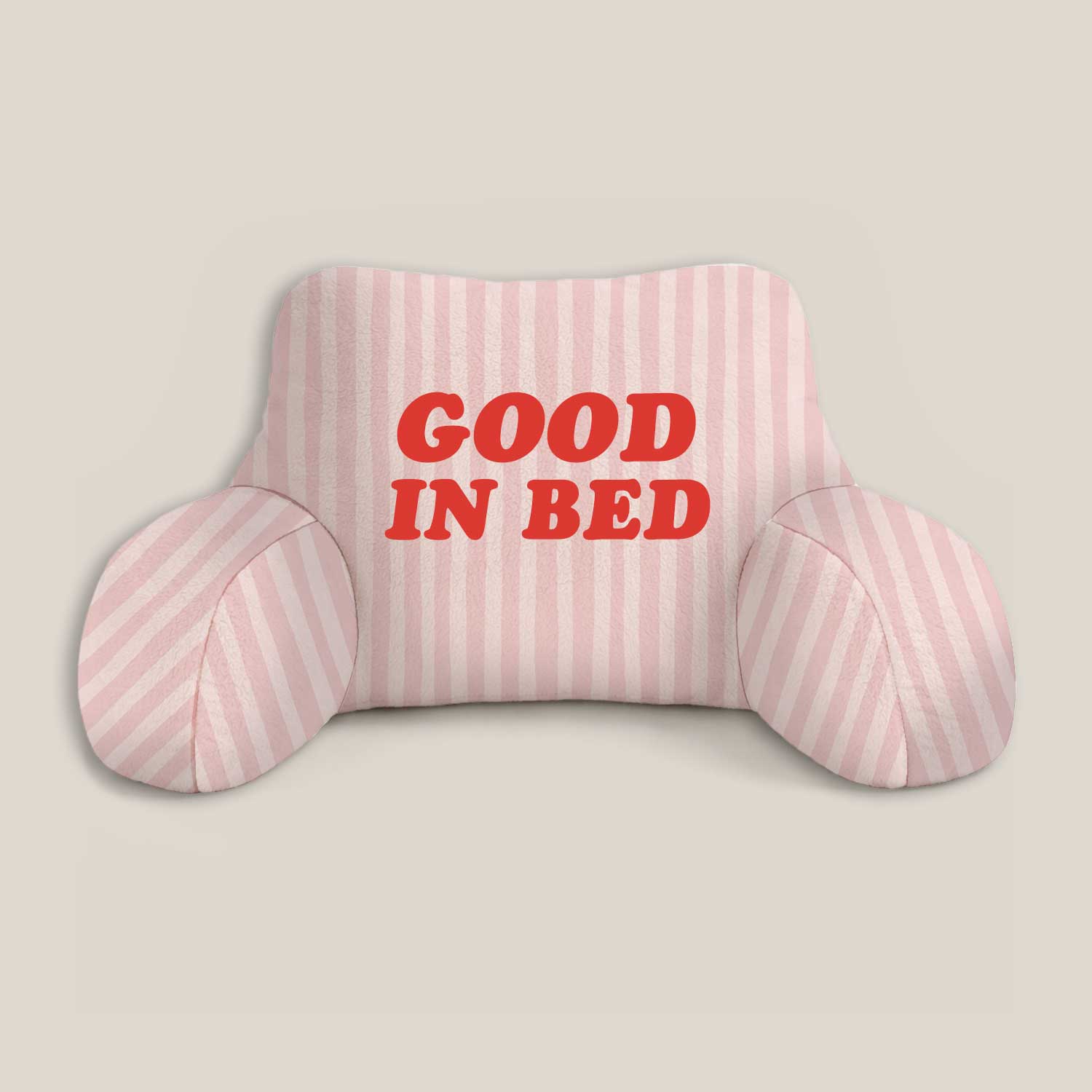 Adult Good in Bed Print Cuddle Cushion
