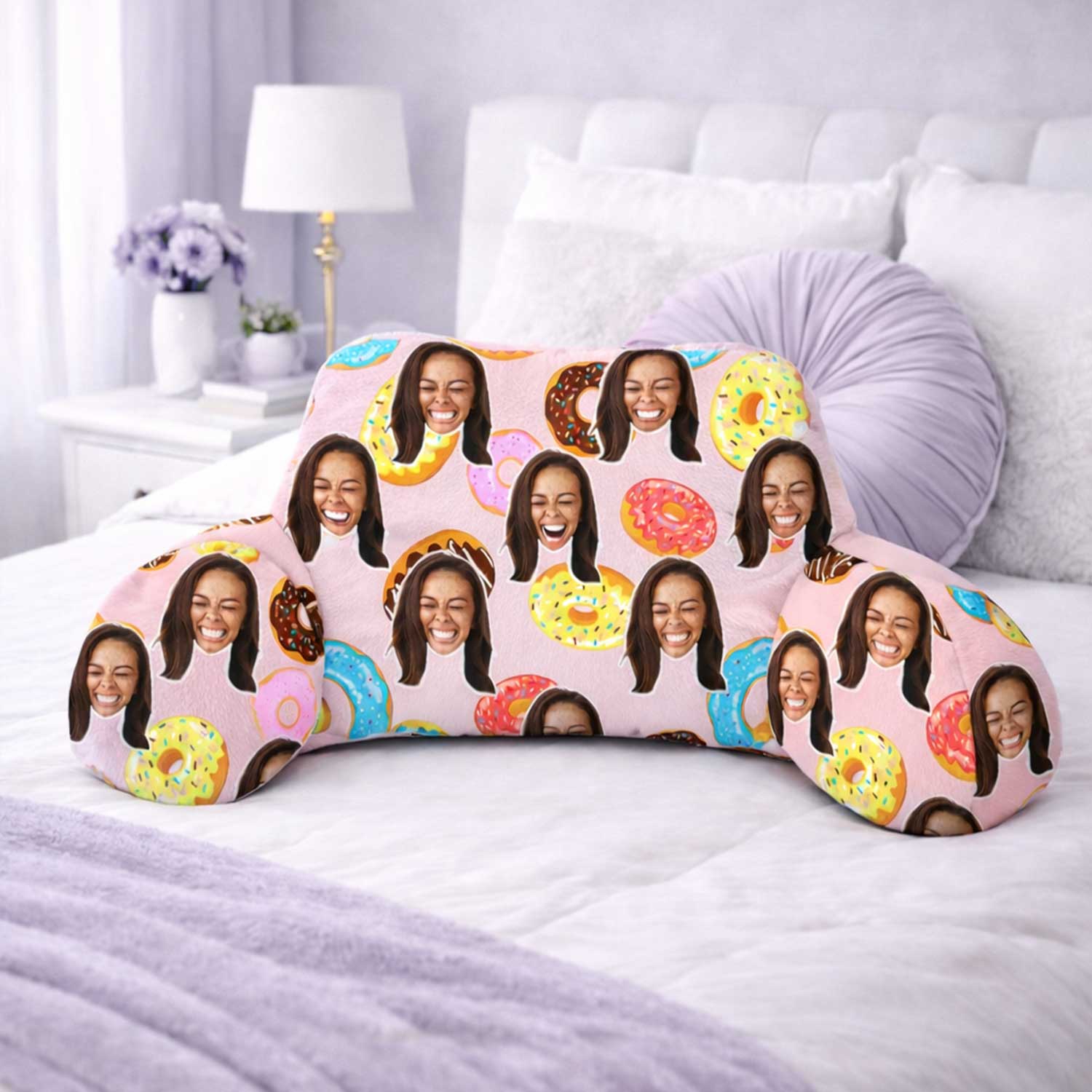 Personalised Donuts Cuddle Cushion