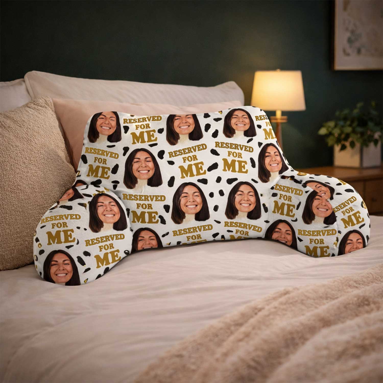 Personalised Reserved For Me Cuddle Cushion