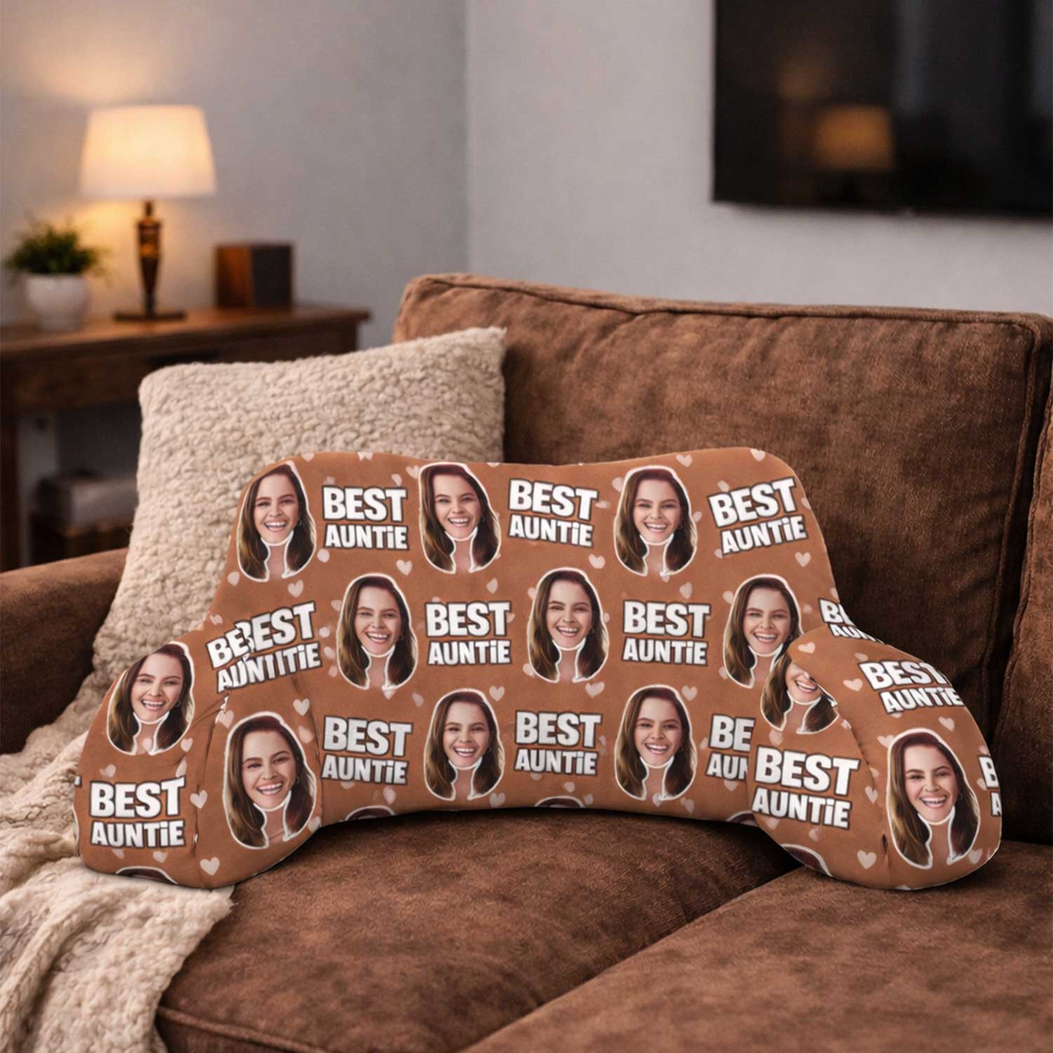 Personalised Best Auntie Cuddle Cushion