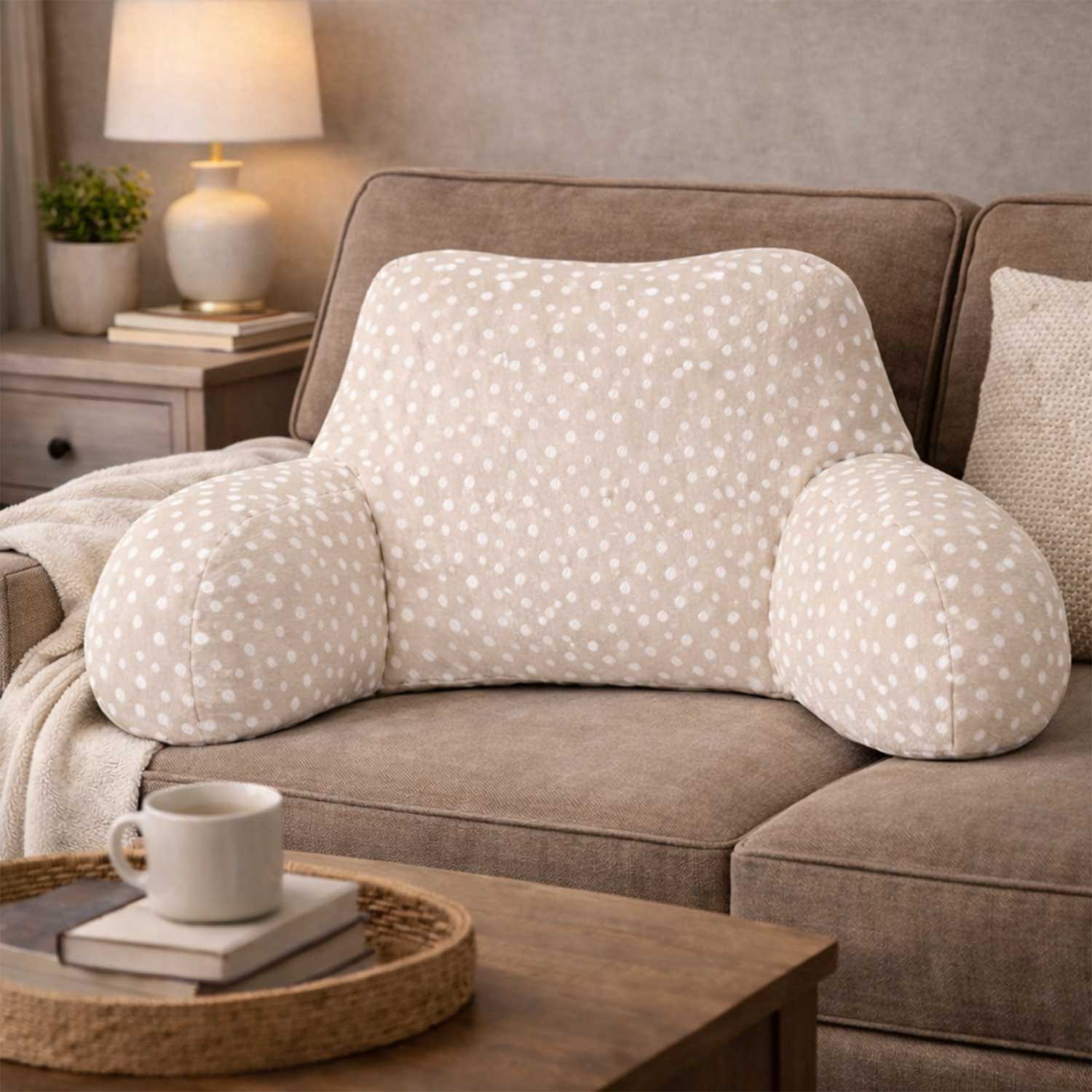 Adult Pebble Grain Print Cuddle Cushion