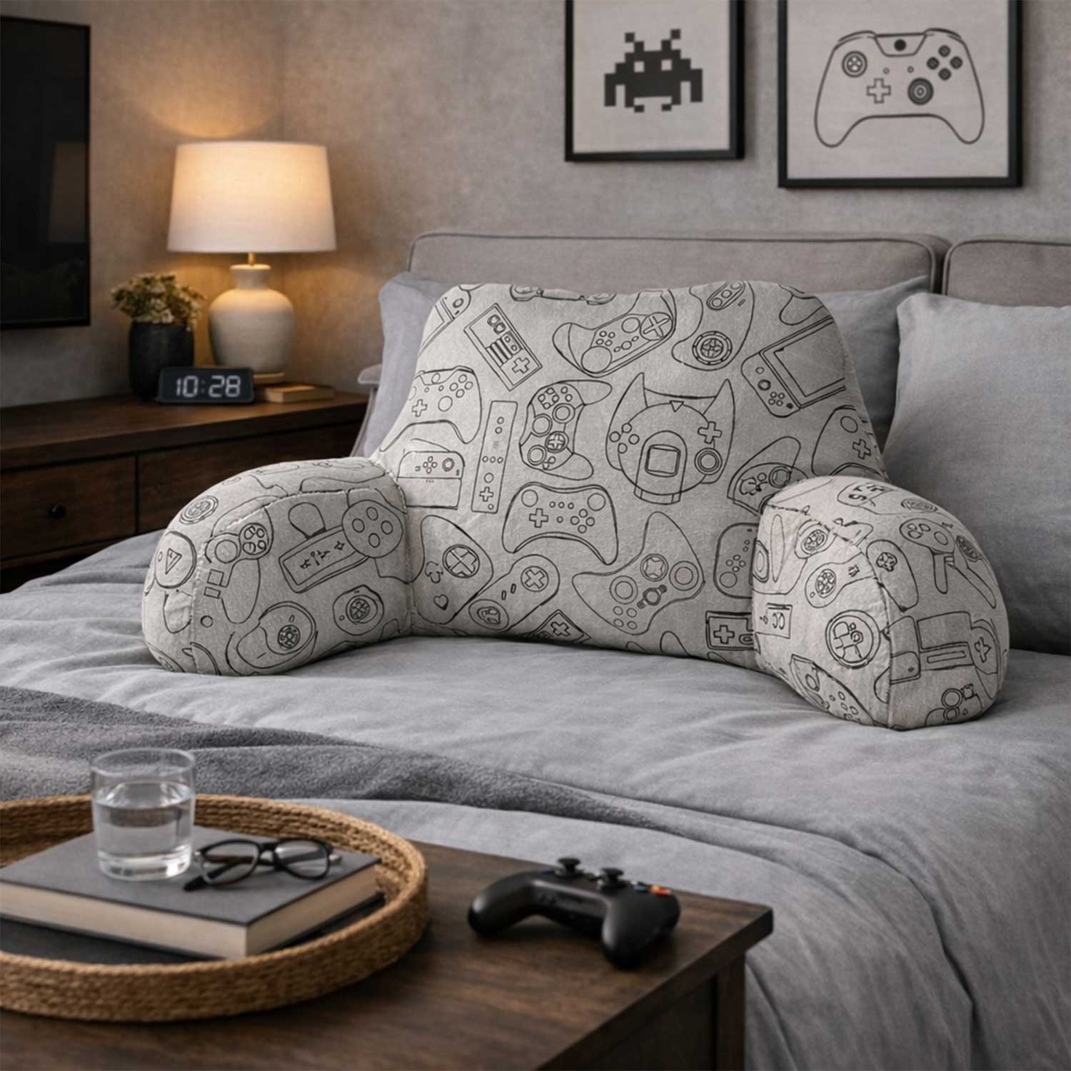 Adult Retro Tech Gaming Cuddle Cushion