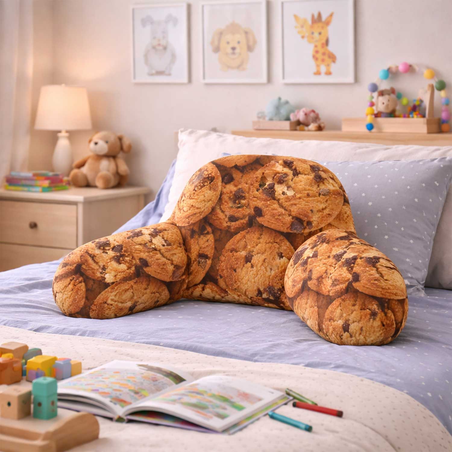 Kids Cookies Print Cuddle Cushion