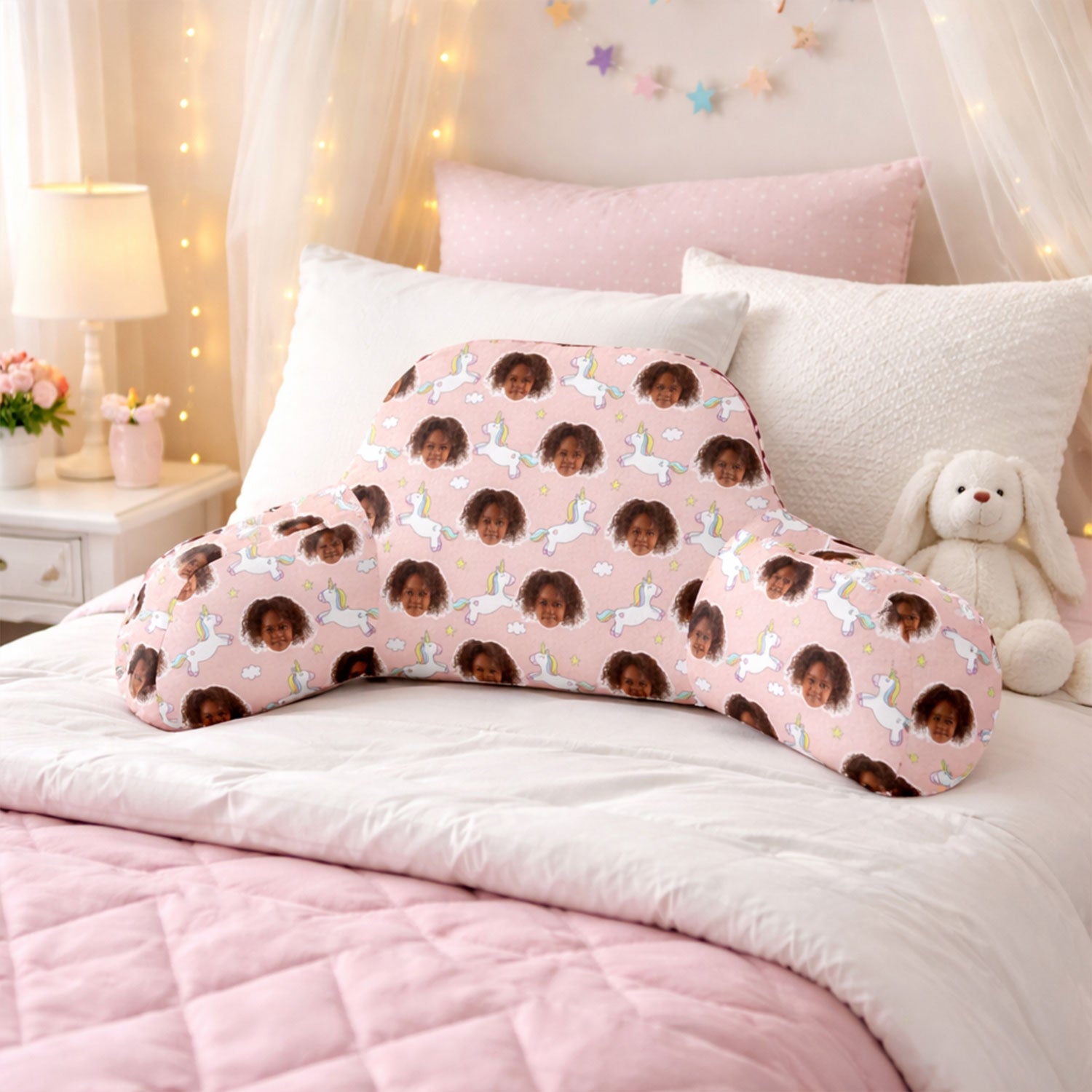 Personalised Kids Unicorn Cuddle Cushion