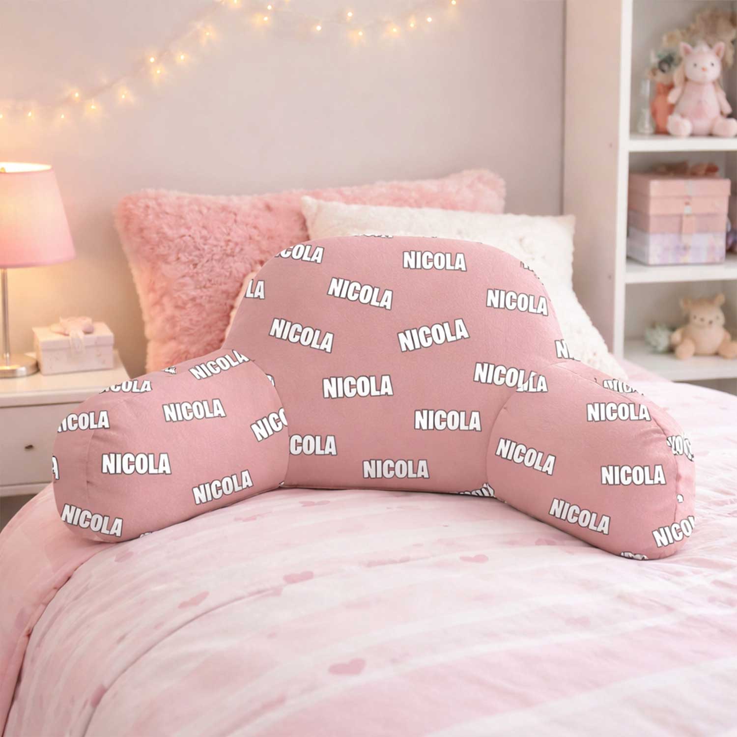 Personalised Kids All Over Name Cuddle Cushion