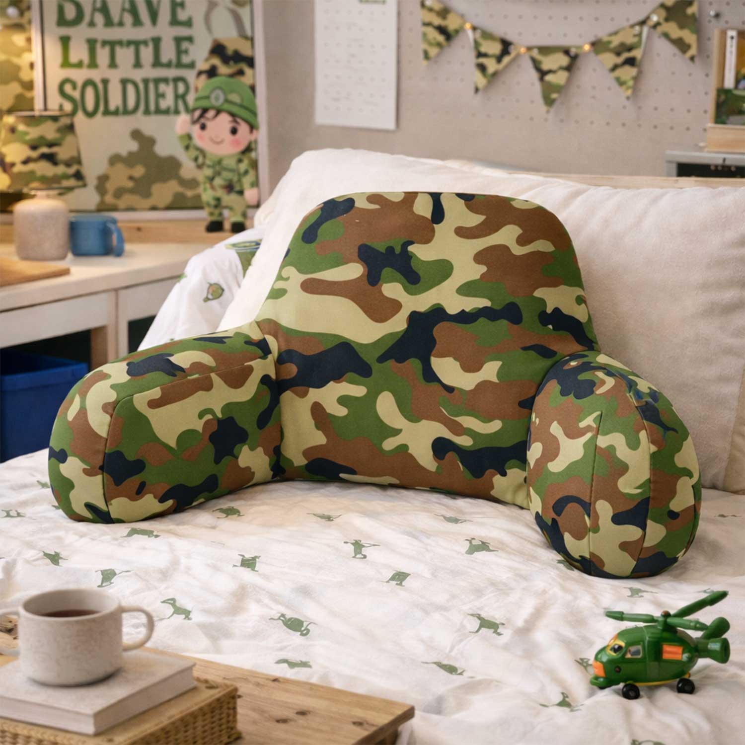 Kids Camouflage Adventure Cuddle Cushion