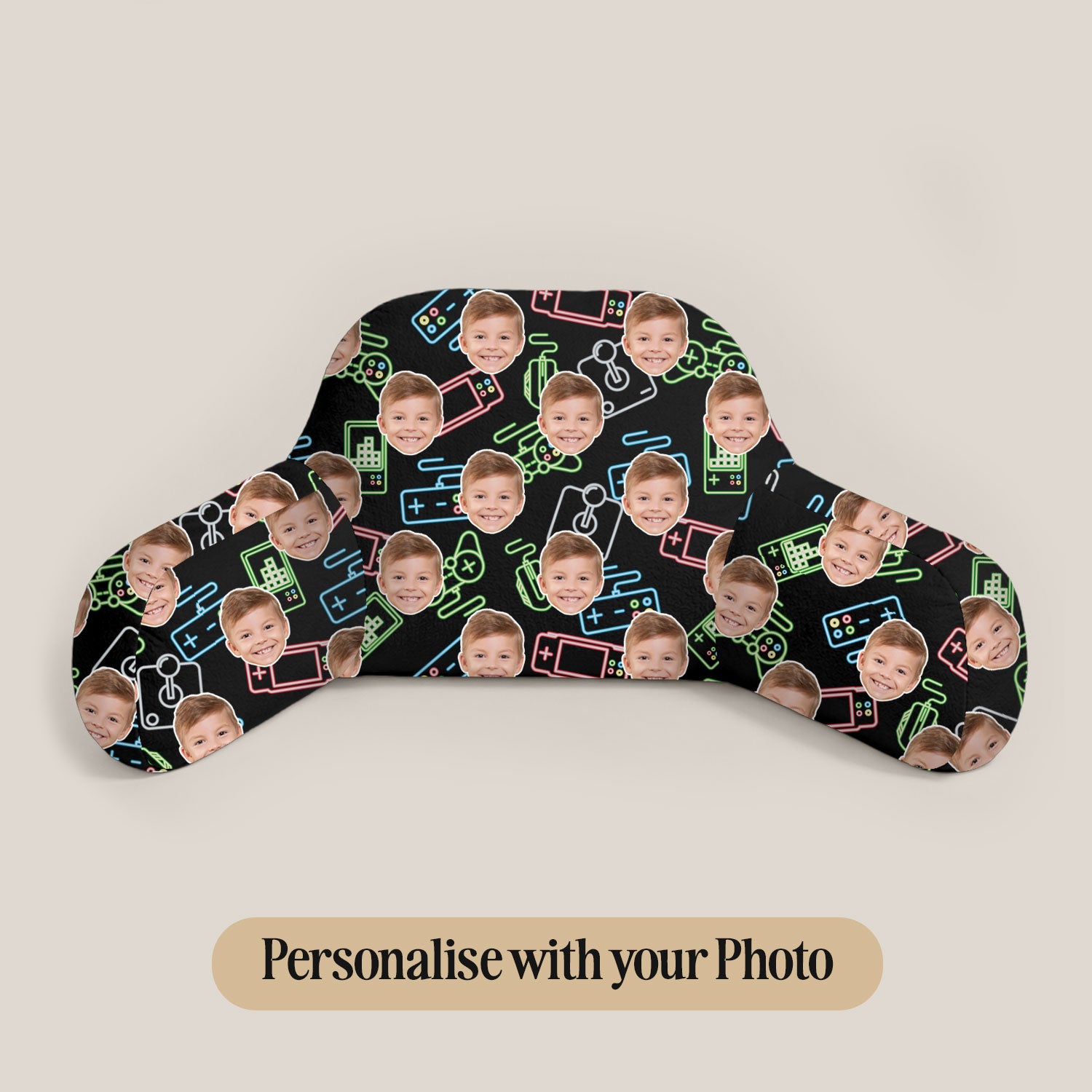 Personalised Kids Gaming Cuddle Cushion