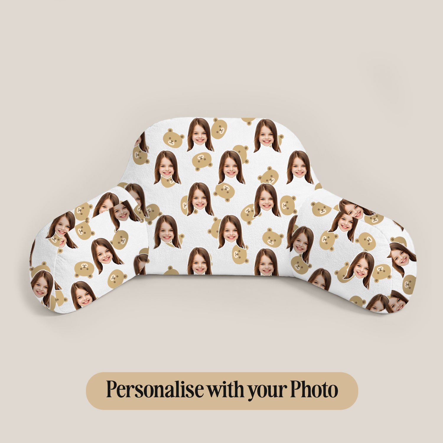 Personalised Kids Teddy Bear Cuddle Cushion