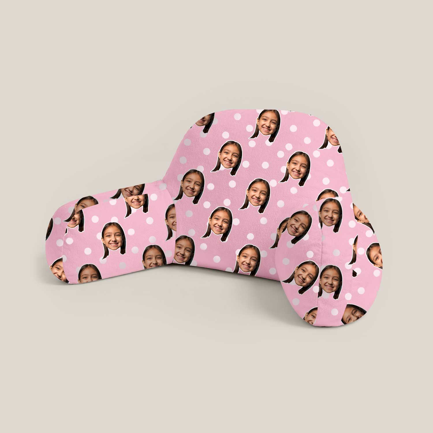 Personalised Kids Polka Dot Cuddle Cushion