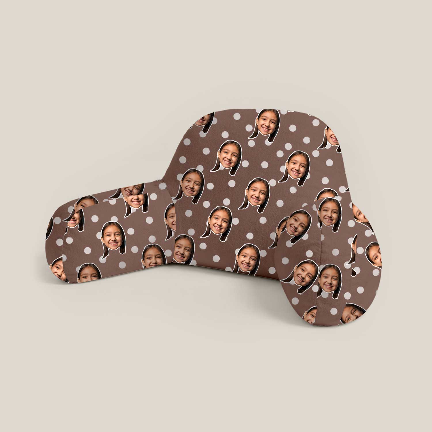 Personalised Kids Polka Dot Cuddle Cushion