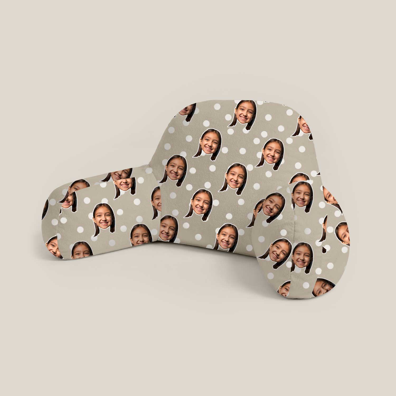 Personalised Kids Polka Dot Cuddle Cushion