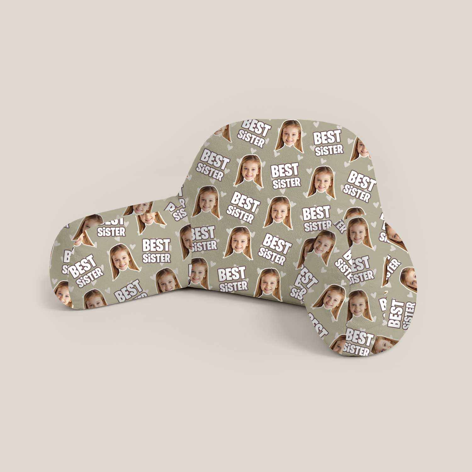 Personalised Kids Best Sister Cuddle Cushion