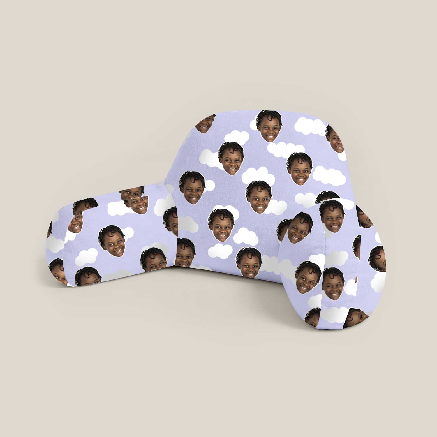 Personalised Kids Clouds Cuddle Cushion