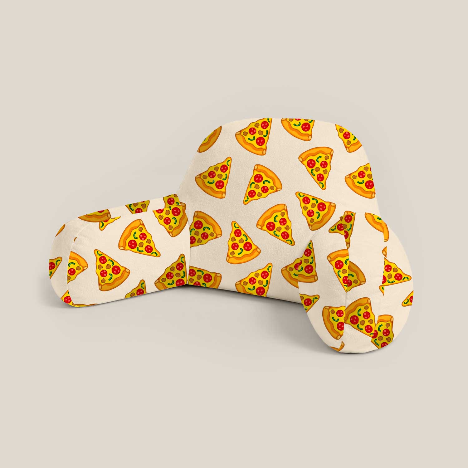 Kids Pizza Print Cuddle Cushion