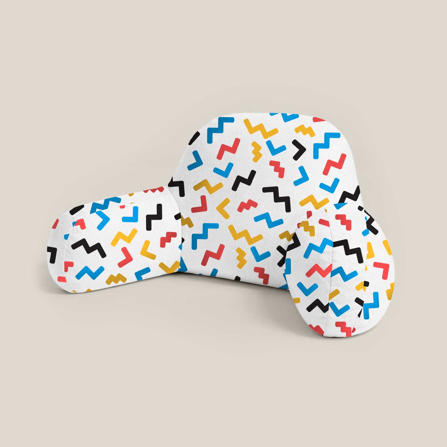 Kids Retro Zig-Zag Cuddle Cushion