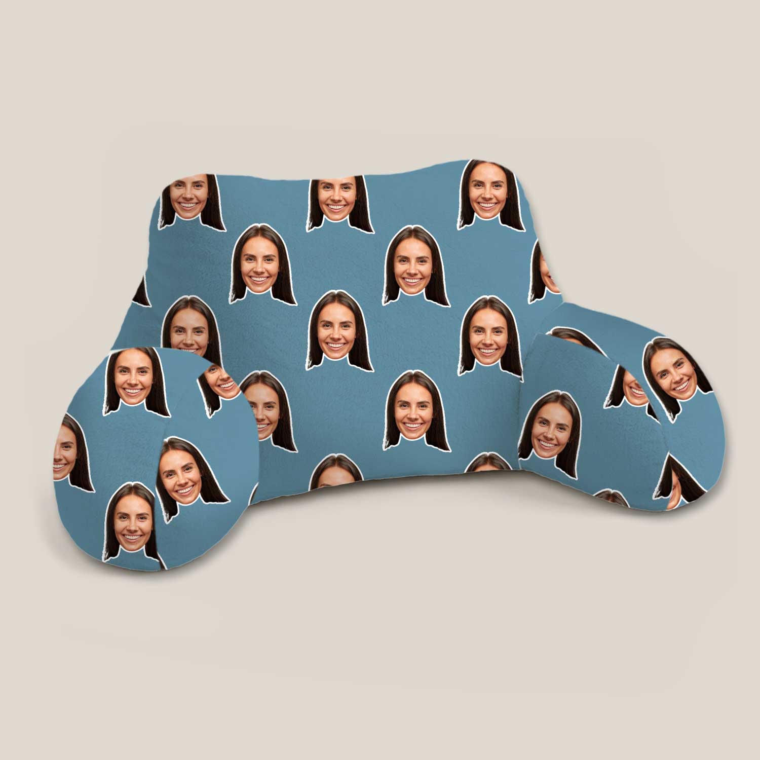 Personalised Face Pattern Cuddle Cushion