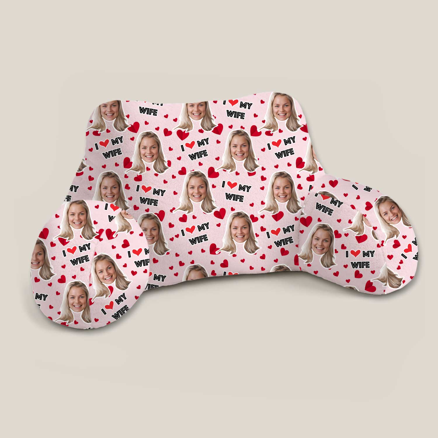 Personalised I Love My Wife Cuddle Cushion