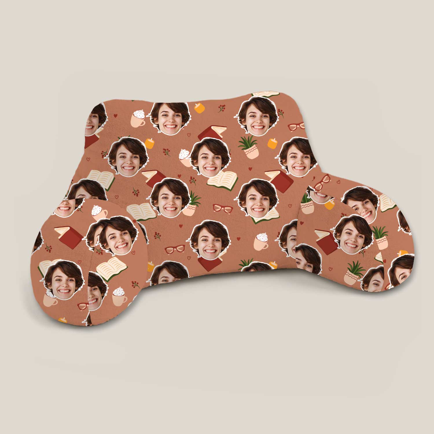 Personalised Bookworm Cuddle Cushion