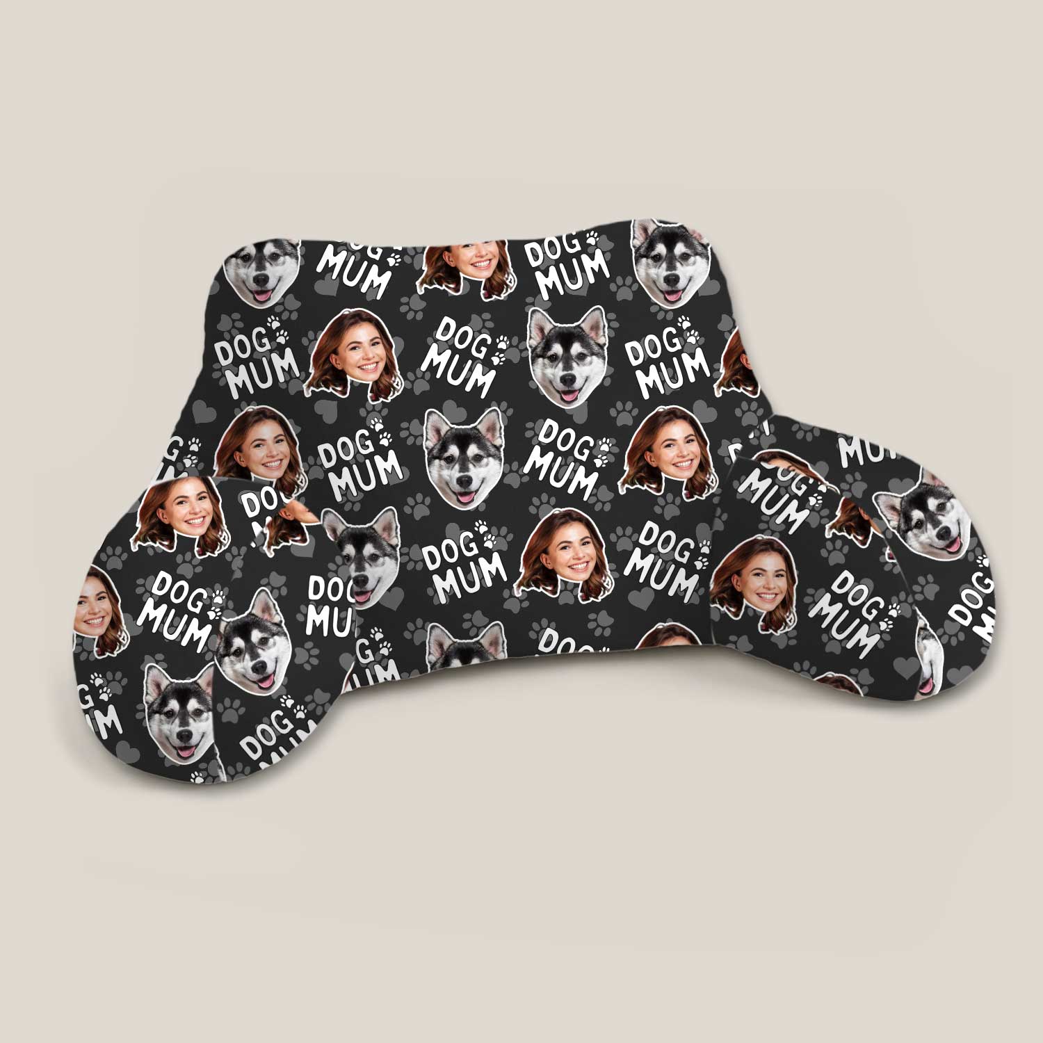 Personalised Dog Mum Cuddle Cushion