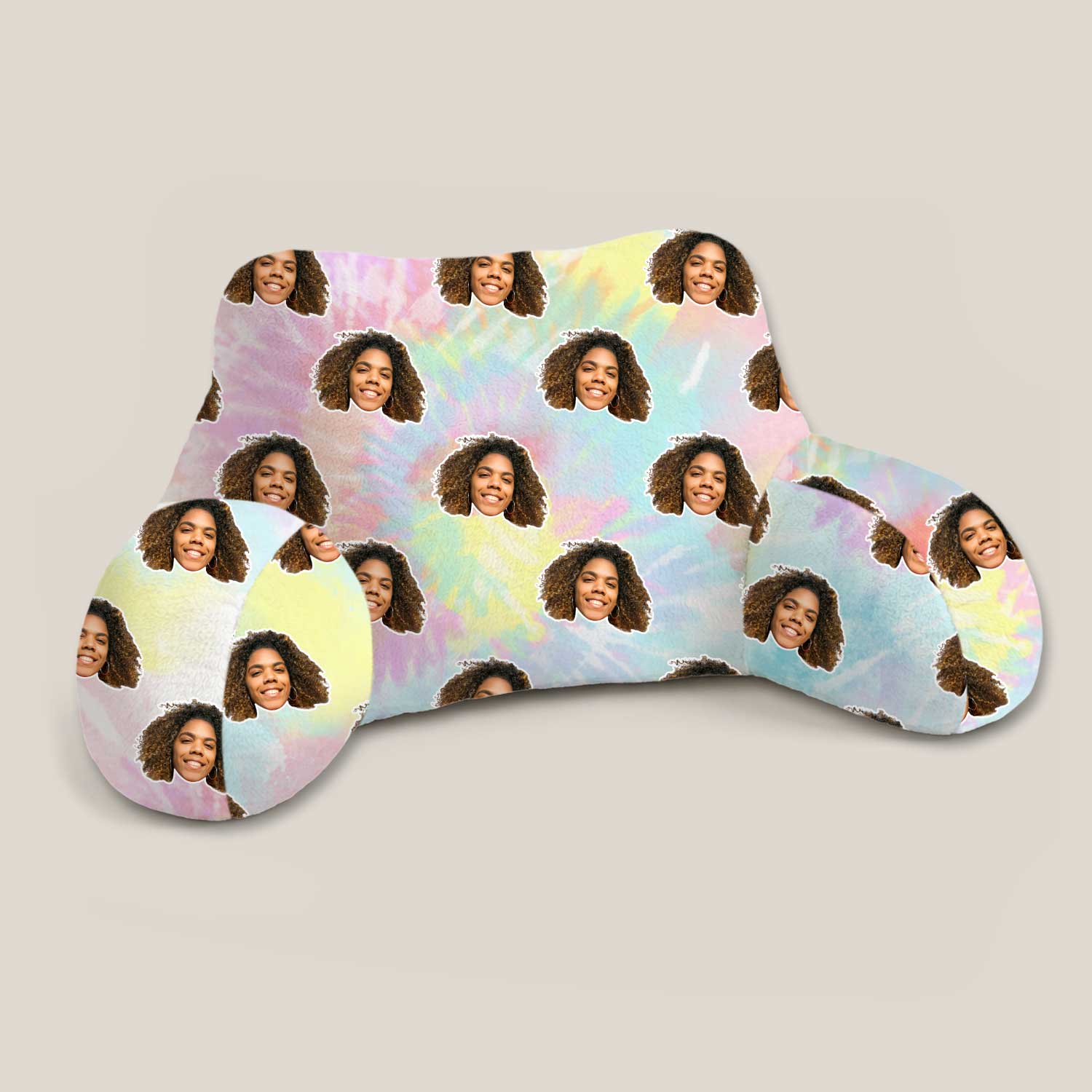 Personalised Tie Dye Cuddle Cushion