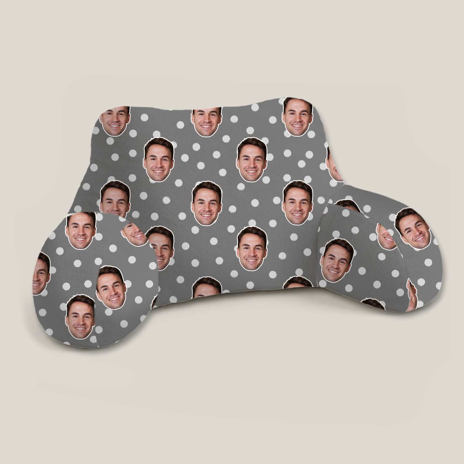 Personalised Polka Dot Cuddle Cushion