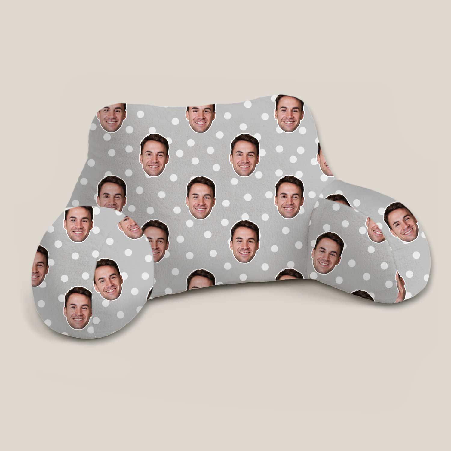 Personalised Polka Dot Cuddle Cushion