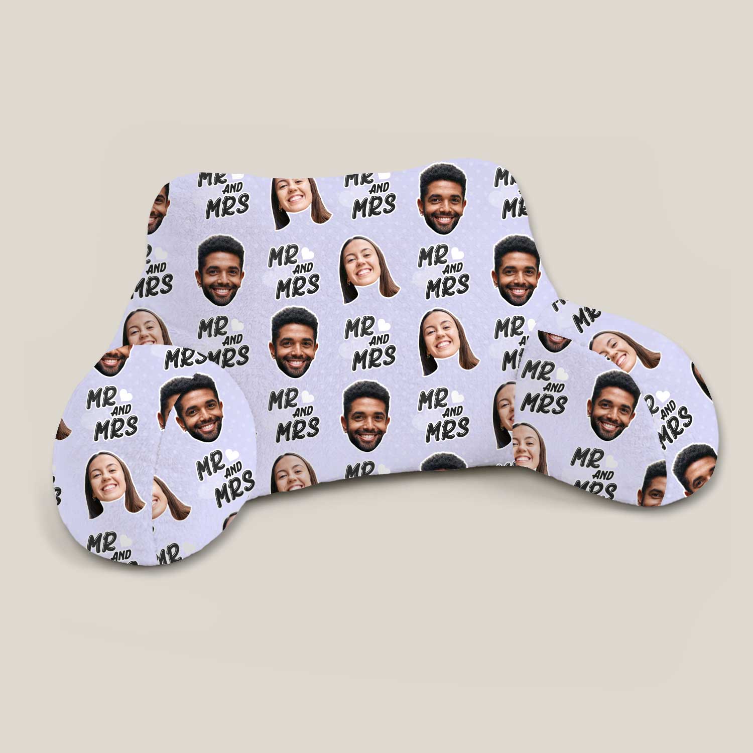 Personalised Mr & Mrs Cuddle Cushion